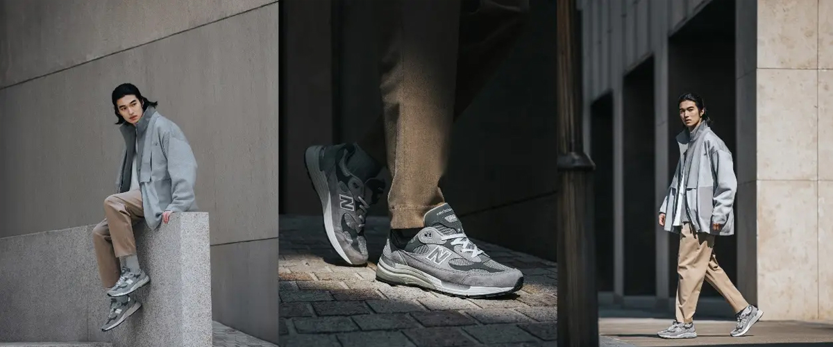 匠心传承的百年运动品牌New Balance发布MADE in USA 992新作，沿袭经典设计与出色跑鞋科技，以独特美学诠释简奢有致的运动型格..