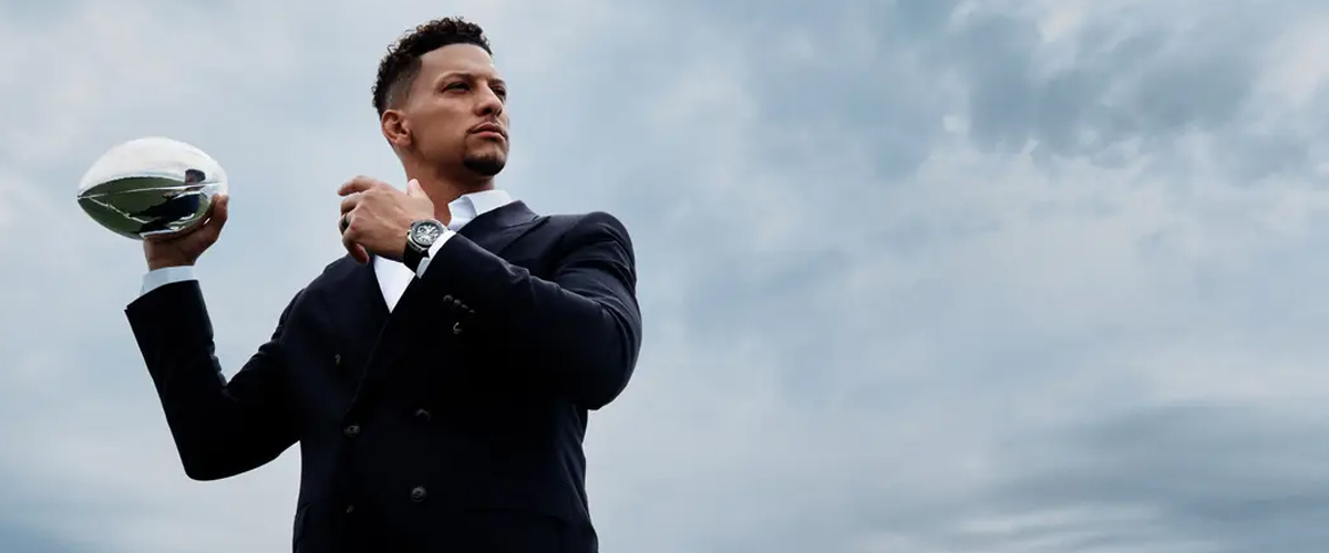帕特里克·马霍姆斯（PATRICK MAHOMES）加入HUBLOT宇舶表的精英阵容